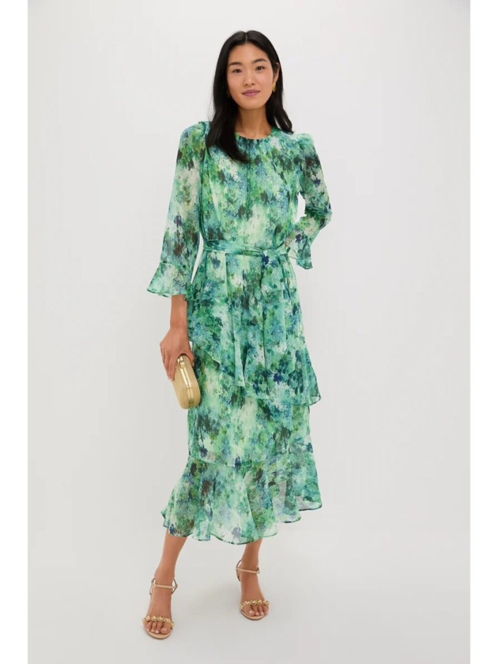 Tuckernuck Sasha Dress in Water Lilies XXXLarge New Womens
